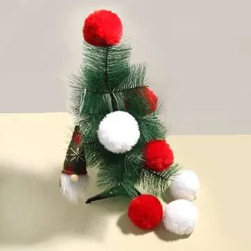 SUSULU White Pom Poms for Crafts - 6 Pack of 2.8in Balls