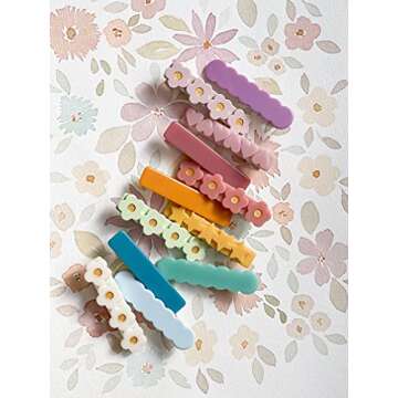 Stocking Stuffers For Kids Hair Clips Set – Kids Stocking Stuffers for Girls | Colorful Hair Acces...