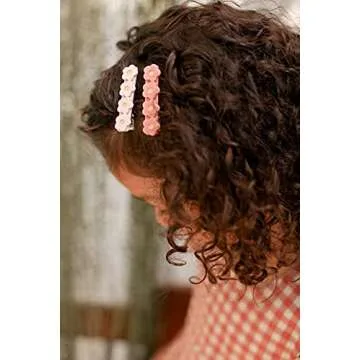 Stocking Stuffers For Kids Hair Clips Set – Kids Stocking Stuffers for Girls | Colorful Hair Accessories Styling for All Small Hair Clips Types | 12 Unique Designs (Bloom Set)