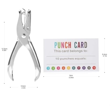 ONEDONE Punch Cards for Classroom Rewards - 200 Pack