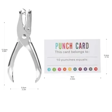 ONEDONE Punch Cards for Classroom Rewards - 200 Pack