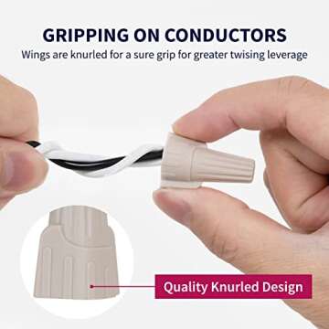 500 PCS Winged Wire Connectors for Quick Electrical Connections