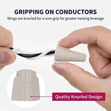 500 PCS Winged Wire Connectors for Quick Electrical Connections