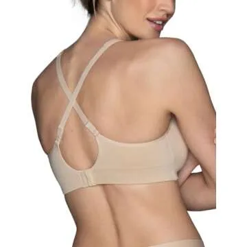 Vanity Fair Wireless Bra for Comfort & Support - Sizes S-3XL