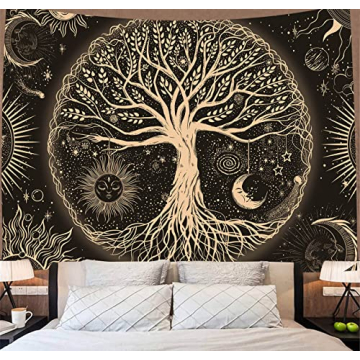 FORATER Tree of Life Tapestry - Galaxy Wall Hanging for Home
