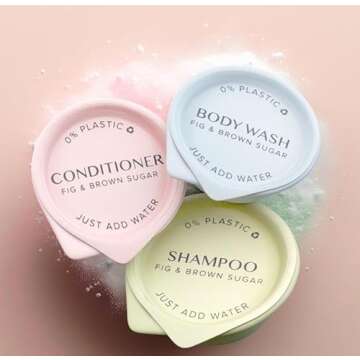 Hotel Emporium ECO POD Sustainable Powder-Based Amenities TSA Compliant | Shampoo, Conditioner, & Body Wash (Pack of 36)