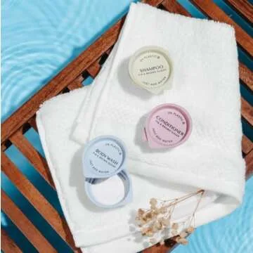 Hotel Emporium ECO POD Sustainable Powder-Based Amenities TSA Compliant | Shampoo, Conditioner, & Body Wash (Pack of 36)