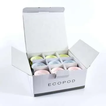 Hotel Emporium ECO POD Sustainable Powder-Based Amenities TSA Compliant | Shampoo, Conditioner, & Body Wash (Pack of 36)