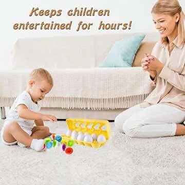 Colorful Egg Toy for Learning - Perfect for Toddlers