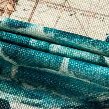 Emvency Throw Pillow Cover Modern Vintage French Cafe Decorative Pillow Case Paris Home Decor Square 18 x 18 Inch Cushion Pillowcase