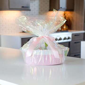 NaturalCozy 3-Piece Oval Storage Basket Set