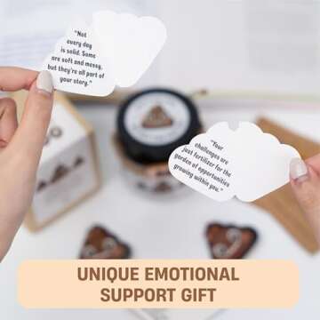 60 Positive Poo Cards, Affirmation Cards, Positive Poo, Emotional Support Poo, Poop Emoji, Fun Gifts...