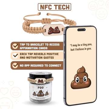 60 Positive Poo Cards, Affirmation Cards, Positive Poo, Emotional Support Poo, Poop Emoji, Fun Gifts, Fun Gifts For Women, Gifts For Women, Men and Teens (Positive Poo Jar)