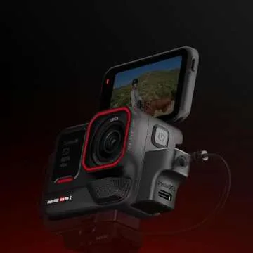 CYNOVA Insta 360 Ace Pro 2 Mic Adapter for insta360 Ace Pro 2 Accessories, External Microphones Type-C and 3.5mm Audio Ports Compatible with insta360 Pro 2 / insta360 Ace Pro