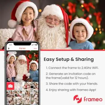 Skyrhyme 15.6'' WiFi Digital Picture Frame - Share Memories Easily