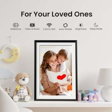Skyrhyme 15.6'' WiFi Digital Picture Frame - Share Memories Easily