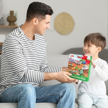 SYNARRY Vehicle Theme Magnetic Puzzles for Toddlers 3-5, 36 Pieces Travel Puzzles for Kids Ages 4-8, Car Airplane Road Trip Activities Magnet Games Toys for 3 4 5 6 Year Old Children Boys Girls Gifts