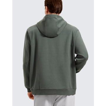 CRZ YOGA Men's Fleece Hoodie Comfortable and Stylish