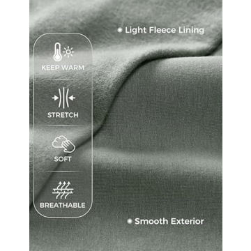 CRZ YOGA Men's Fleece Hoodie Comfortable and Stylish