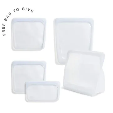 Stasher Silicone Food Grade Reusable Bags, Eco-Friendly Storage Solution