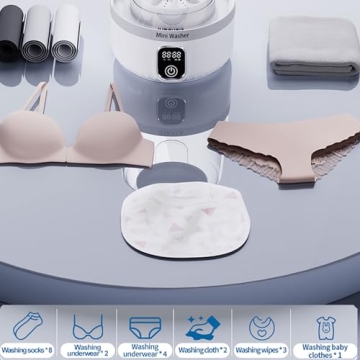 Portable Washing Machine for Small Laundry Needs Everywhere