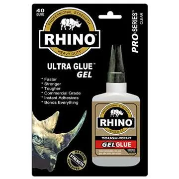 Rhino Glue, Heavy Duty Clear 30 Gram - The Fast Bond