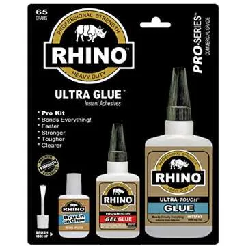 Rhino Glue, Heavy Duty Clear 30 Gram - The Fast Bond