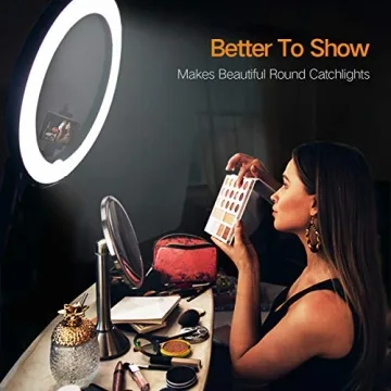 PIXEL 19 Inch Ring Light with Remote Control and Stand