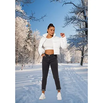 Hujoin Women’s Cropped Puffer Jacket for Ultimate Style