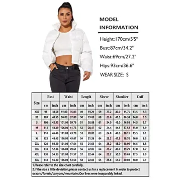 Hujoin Women’s Cropped Puffer Jacket for Ultimate Style