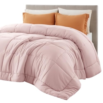 Bedsure Comforter Duvet Insert - Quilted Comforters King Size, All Season Duvet, Down Alternative Be...