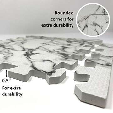 Nora's Nursery Foam Play Mat for Infants and Toddlers