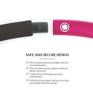 HEALTHYMODELLIFE Weighted Fitness Hoop for Adults