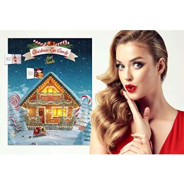 Vesiggio Adult Advent Calendar - Unique Gag Gift for Women Full of Sexy Men and Funny Women - Perfect as Stocking Stuffer, White Elephant and Secret Santa - 11.5" x 14.5 "