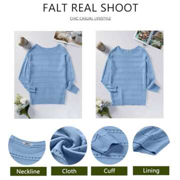 Zeagoo Women's Fall Oversized Crochet Sweater 2024