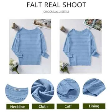 Zeagoo Women's Fall Oversized Crochet Sweater 2024