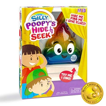 Silly Poopy Hide Seek Toy Singing Rainbow Fun Toddlers