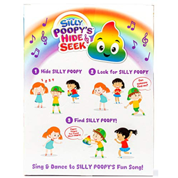 Silly Poopy Hide Seek Toy Singing Rainbow Fun Toddlers