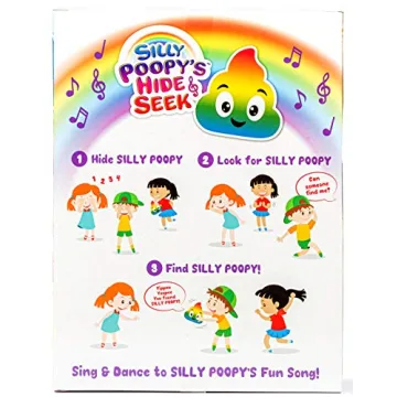 Silly Poopy Hide Seek Toy Singing Rainbow Fun Toddlers