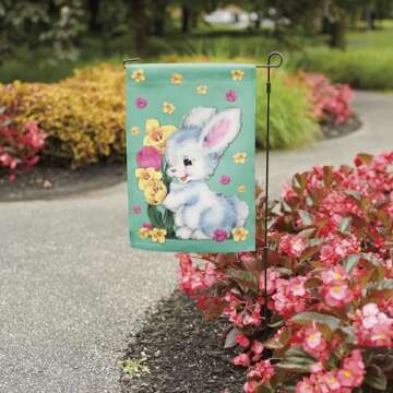 Primitives by Kathy Garden Flag Retro Easter Delight