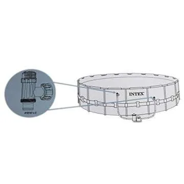 Intex Above Ground Plunger Valves Replacement Parts (2 Pack)