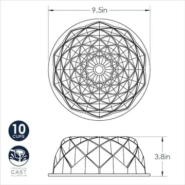 Nordic Ware Jubilee Bundt Pan - Elegant 10 Cup Design