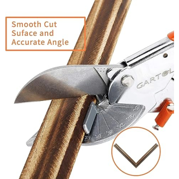GARTOL Miter Shears for Perfect Trim Cuts at Any Angle