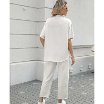 SeeLuNa Women's Stylish Two Piece Outfits for Effortless Travel
