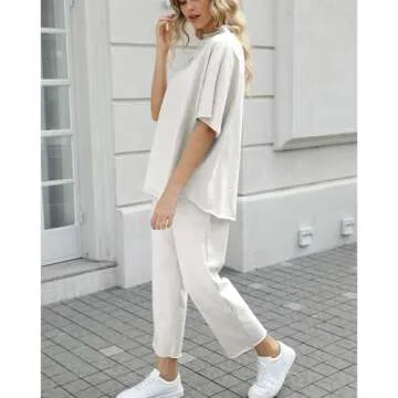 Stylish SeeLuNa Women's Two Piece Outfit for Effortless Elegance