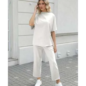 Stylish SeeLuNa Women's Two Piece Outfit for Effortless Elegance