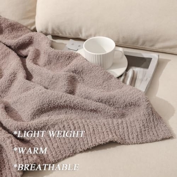 Bearberry Soft Fluffy Throw Blanket - Lightweight Cozy Design