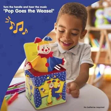 Schylling Jester Jack in the Box Musical Toy for Kids