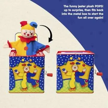 Schylling Jester Jack in the Box Musical Toy for Kids