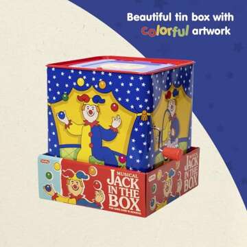 Schylling Jester Jack in the Box Musical Toy for Kids